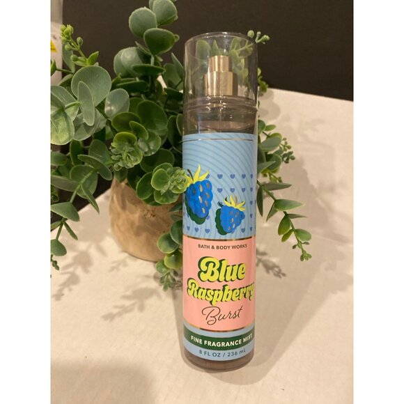 Bath & Body Works “Blue Raspberry Burst” NEW Fine Fragrance Mist & Body Cream - Picture 6 of 8